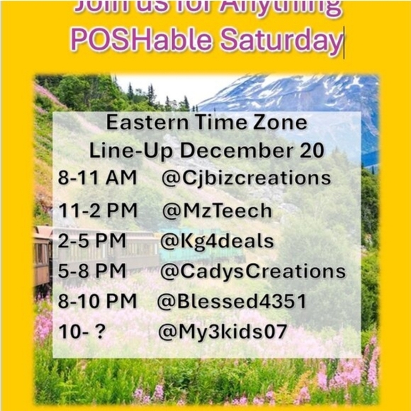 Anything POSHable!  Train Share Show - Saturday Start in the AM EST to Evenings - Picture 2 of 8